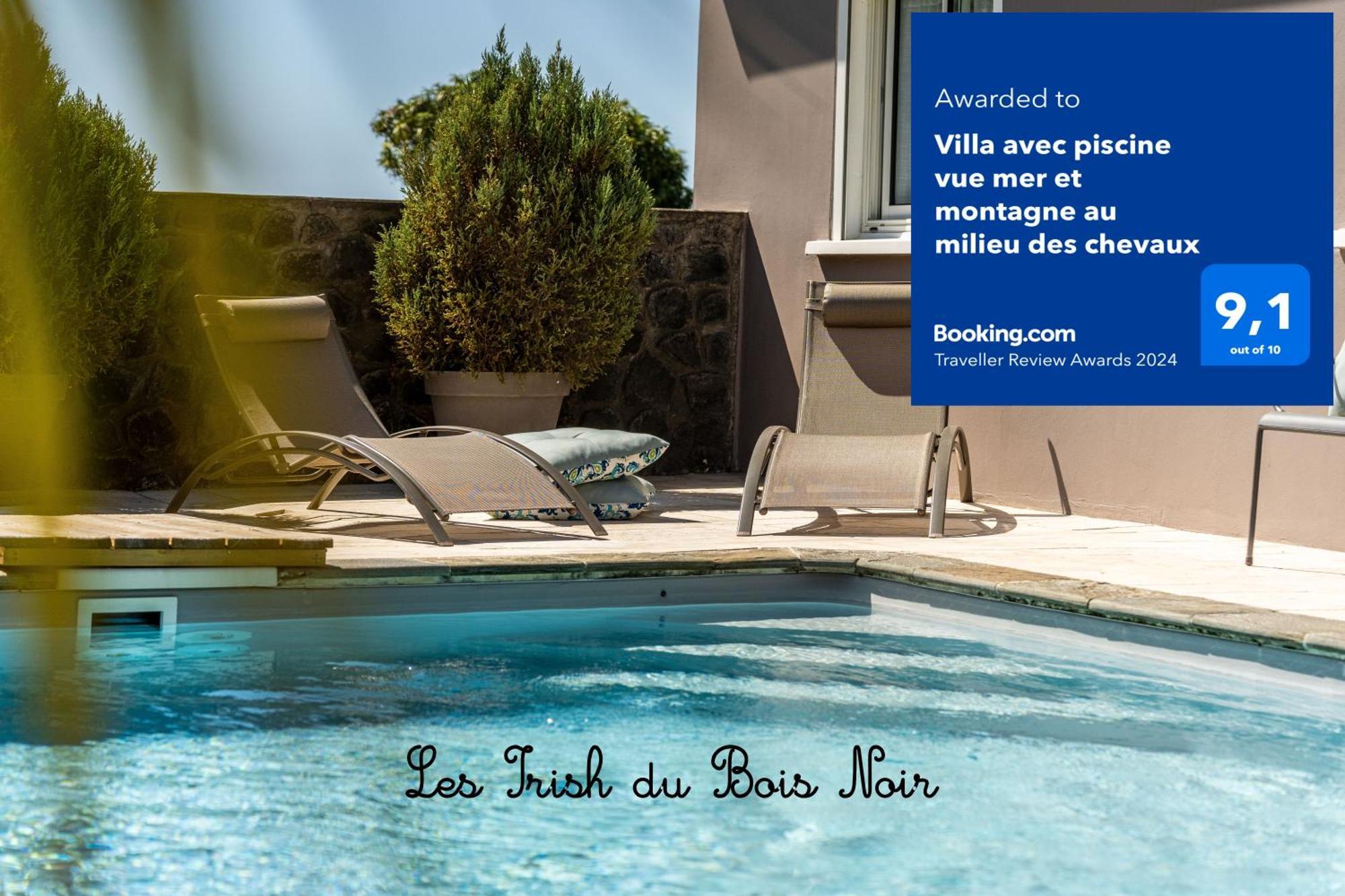 Villa Avec Piscine Vue Mer Et Montagne, En Pleine Nature Saint-Joseph Exterior photo